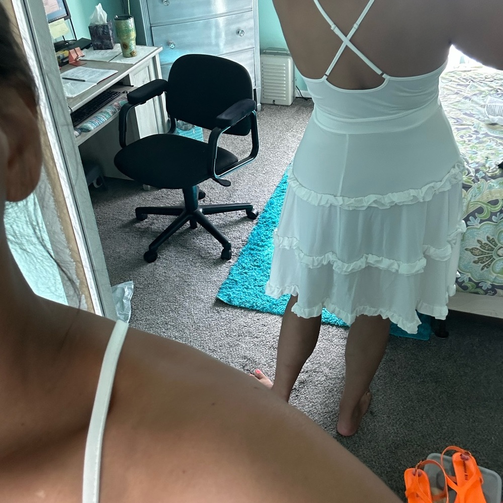 White spaghetti strap dress - Picture 5 of 5